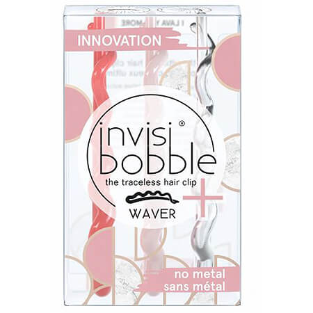 Invisibobble Marblelous Wave #I Lava You 3ชิ้น/กล่อง กิฟท์ไร้รอยต่อ ไม่มีวัสดุที่เป็นโลหะ ที่จะทำร้ายเส้นผม ออกแบบด้วยรูปทรงแบบ 3D helix ที่ไม่ทำให้ผมเป็นรอย